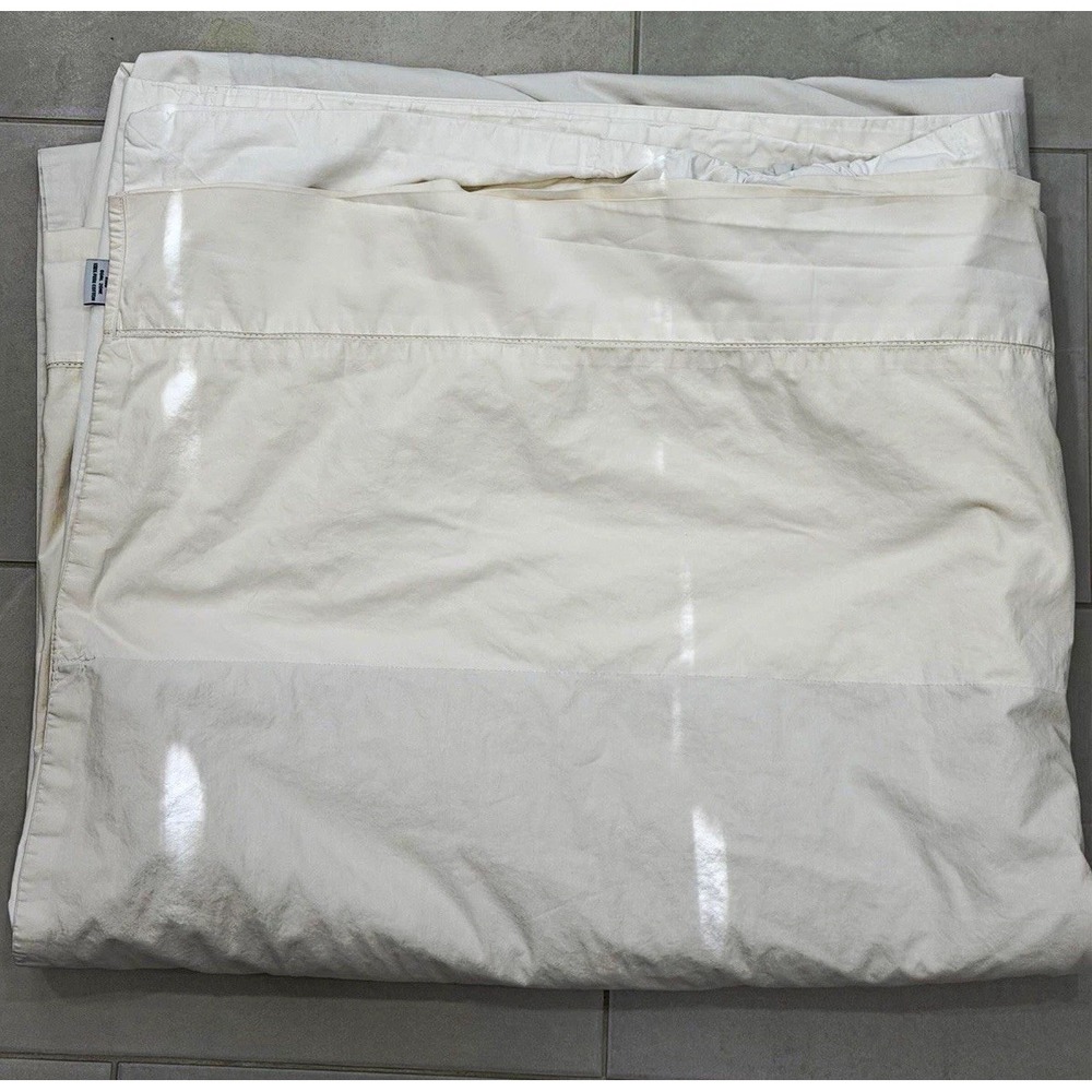 BedJet King Size Cloud Sheet Dual Zone Cooling Heating 100% Cotton White Solid